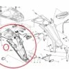 Ducati Cover License Plate Holder 24713211B