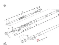 Ducati Binnenpoot Links Compleet 34911101F