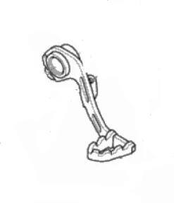 Ducati BRAKE CONTROL LEVER - 45721011AA