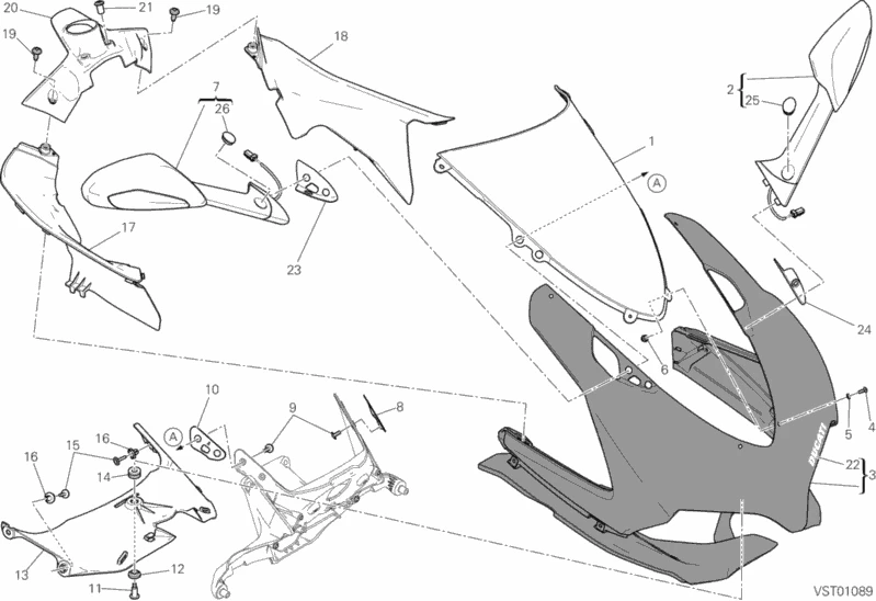 Ducati Koplamp Kuip Wit 1199 Panigale 1 Ducati Koplamp Kuip Wit 1199 Panigale