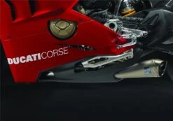 Ducati Onderkuip Tbv Akrapovic Slip-on Rood Panigale V4