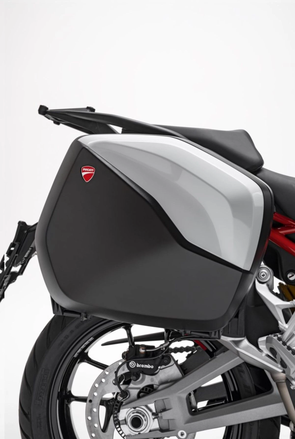 Ducati Zijkoffer Kleurdeel Set Iceberg White Multistrada - Afbeelding 4