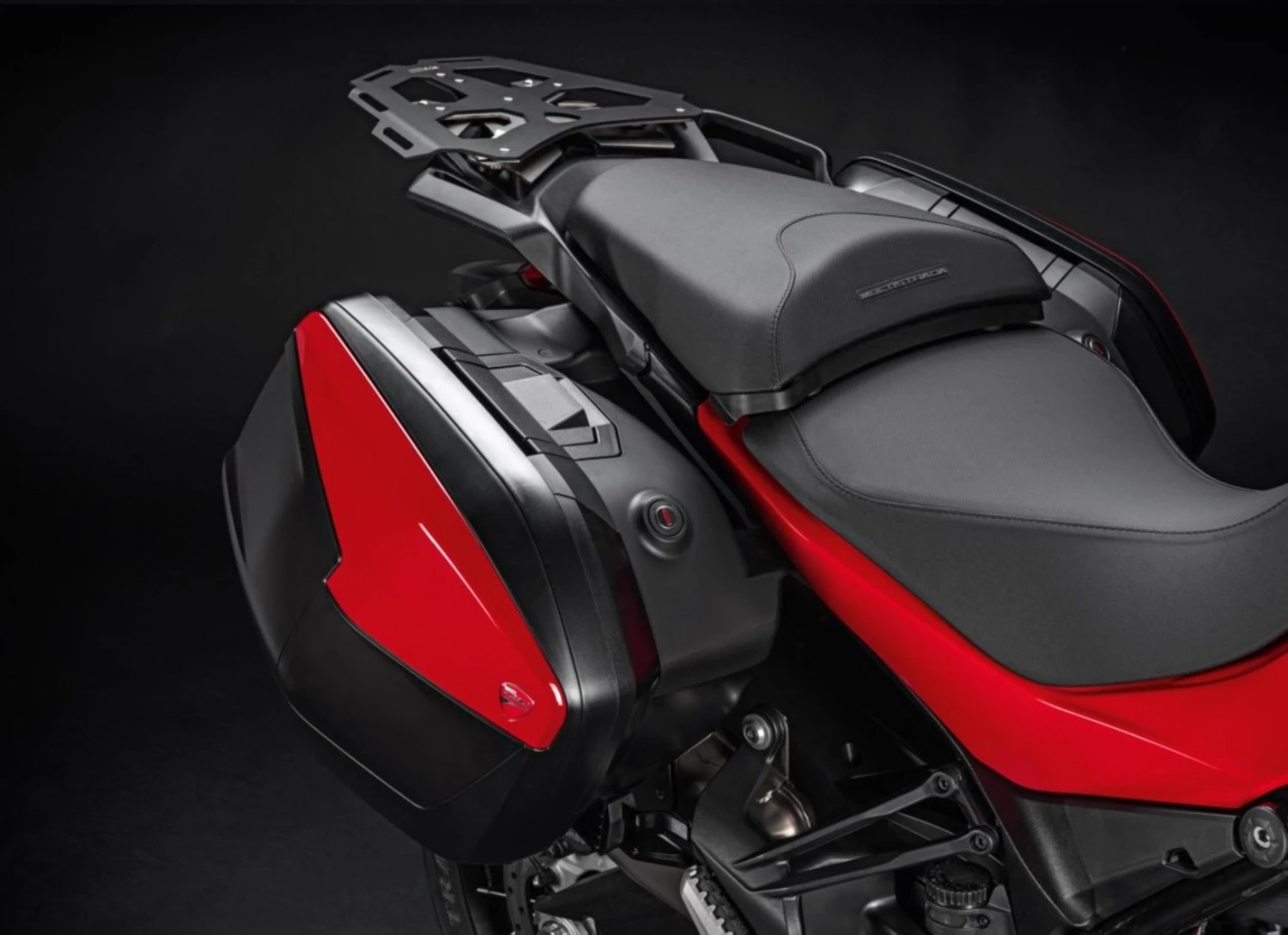 Ducati Zijkoffer Kleurdeel Set Iceberg White Multistrada