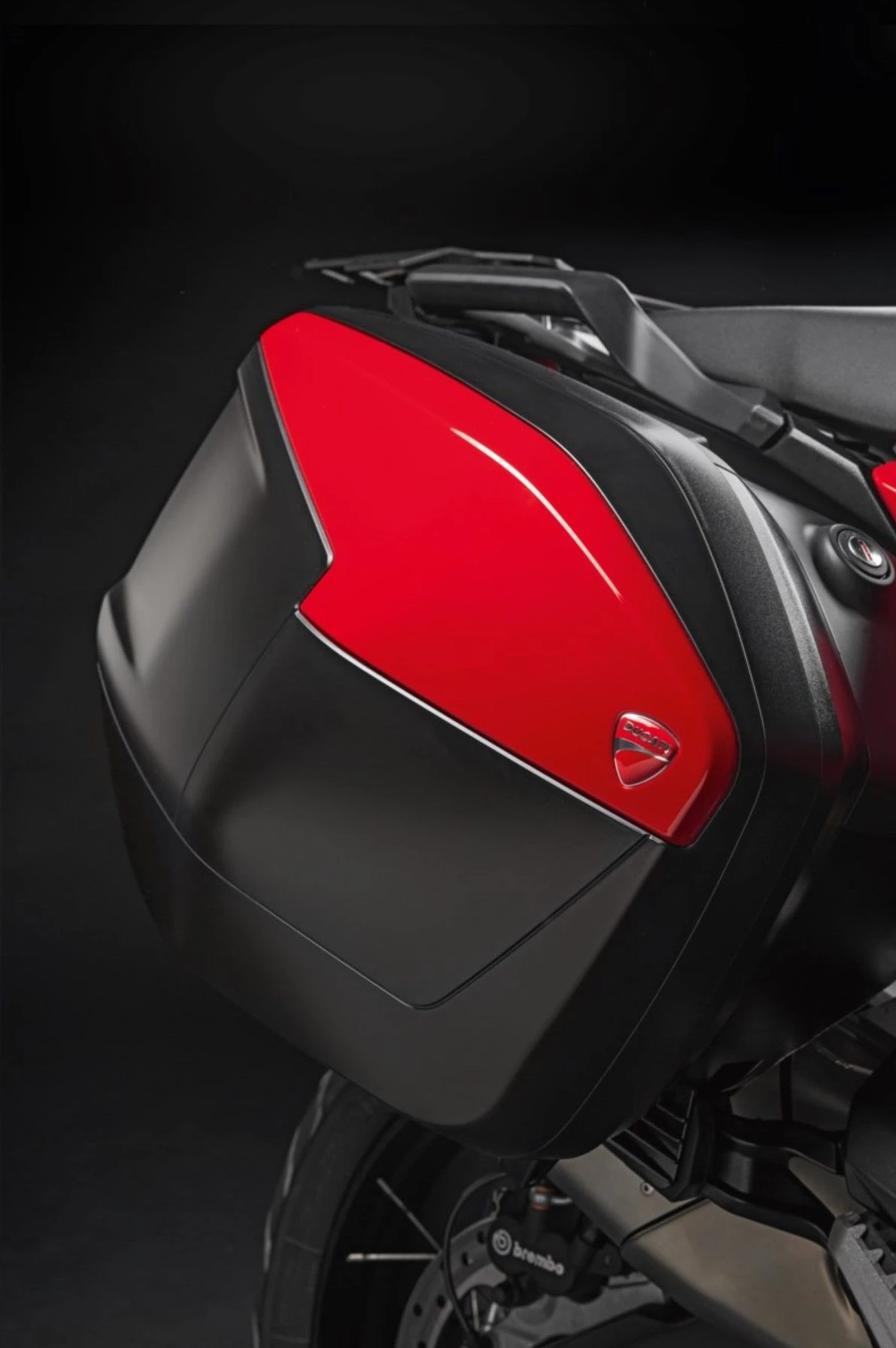 Ducati Zijkoffer Kleurdeel Set Street Grey Multistrada - Afbeelding 3